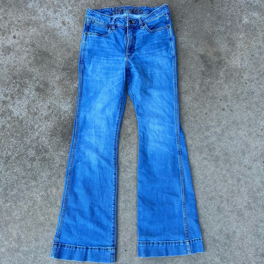 Wrangler Women's Bright Blue Flare Jeans